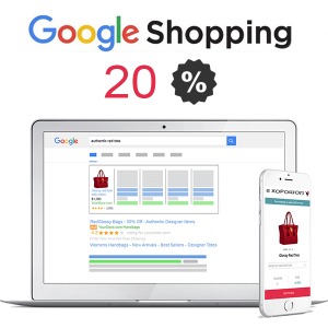 Google Shopping для клієнтів Хорошоп зі знижкою 20%