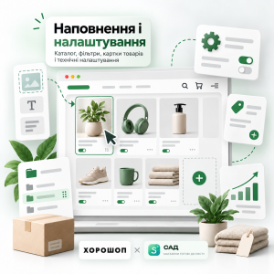Наполнение и настройка магазина на Хорошоп