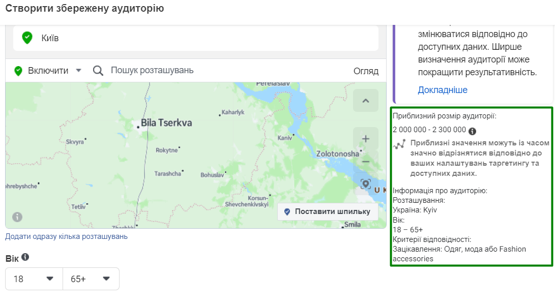 Охоплення аудиторії за інтересами